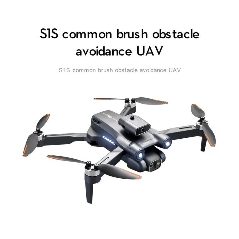 New S1S Mini Drone Profesional 8K HD Camera Obstacle Avoidance Aerial Photography Brushless Foldable Quadcopter